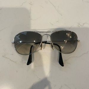 Ray Ban Aviator Sunglasses.  Some scratches, but overall in good condition